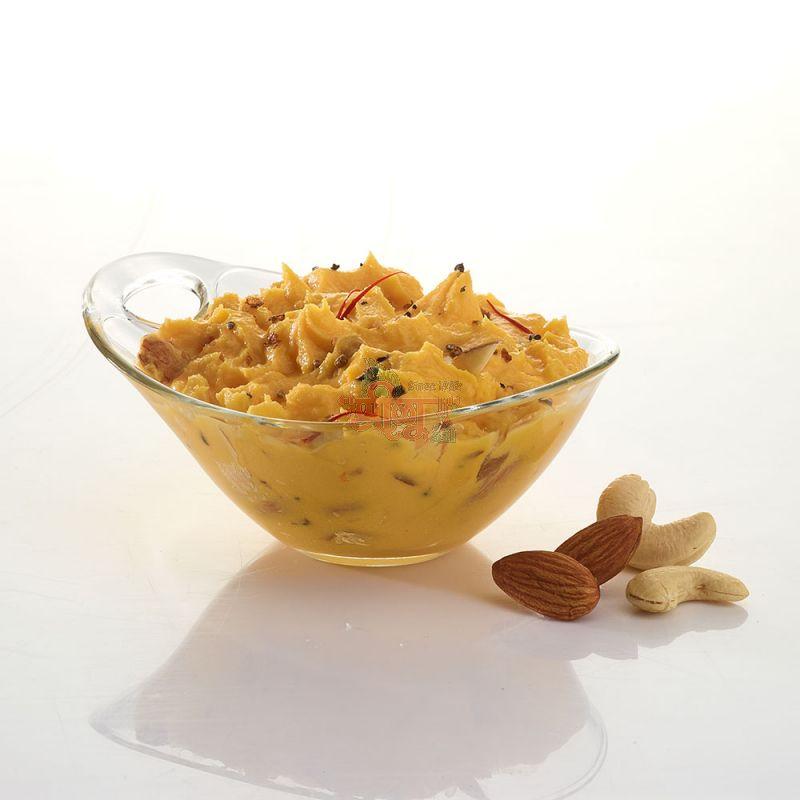 Delicious Kesar Rajbhog Shrikhand | Shreeji Dairy Ahmedabad | Mithai ...